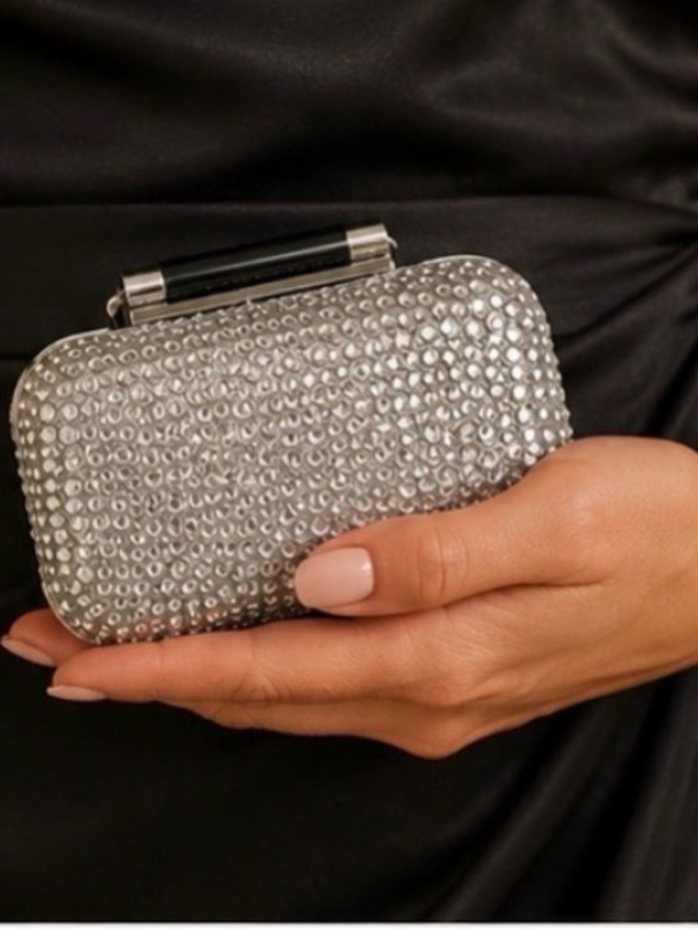 DVF Evening Bag- Rhinestone & Leather Clutch $295
Convertible Chain Bag NWOT